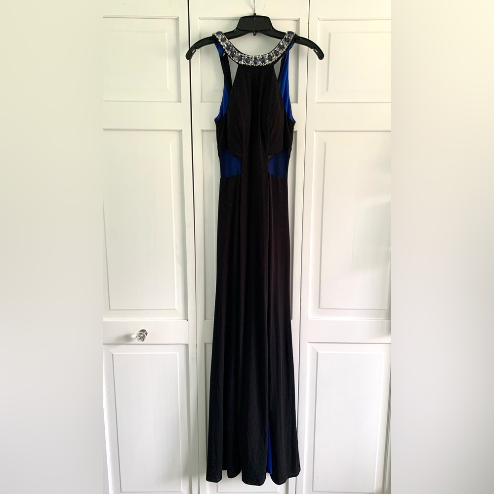 Black/Blue Jem Prom Dress